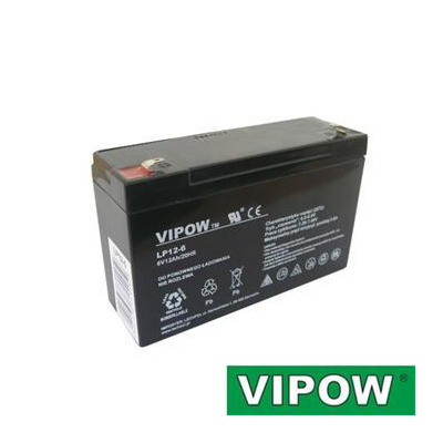 vipow baterie olovena 6v 12ah bezudrzbovy akumulator – Heureka.cz