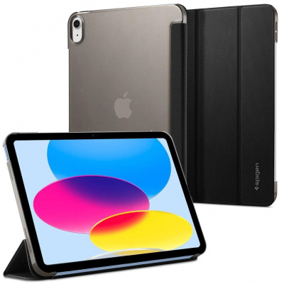 Pouzdro na tablet Spigen Liquid Air Folio Black iPad 10.9" 2022 (ACS05415)