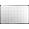 Bílá magnetická tabule Bi-Maya Gridded lakovaná 90x60, ALU rám