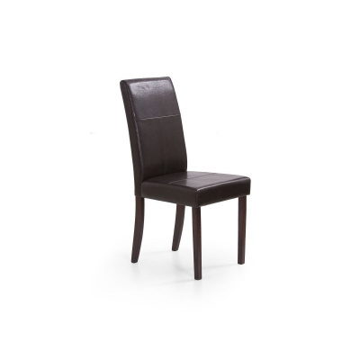 Halmar Dřevěná židle Kerry Bis (barva: wenge - tmavě hnědá)
