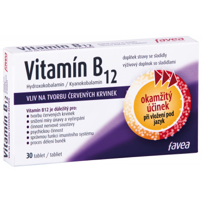 FAVEA Vitamín B12 tbl.30