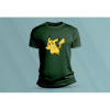 Sandratex Dětské bavlněné tričko Pokémon Pikachu. velikost 128 (7-8 let) Lahvově zelená