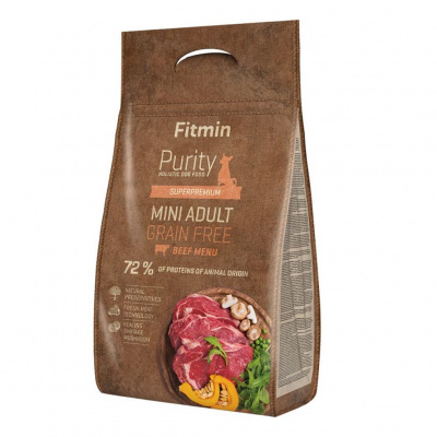 Fitmin Purity Mini Adult Grain Free Beef 4 kg