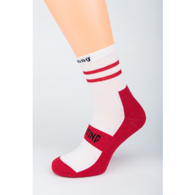 Gapo Dámské sportovní ponožky SPORTING BÍLÁ 1. Velikost: 5-6 (EU 38-39), 2. Barva: světle fialová