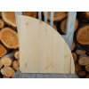 Dřevěná polička rohová větší DOPRAVA od 3000,- ZDARMA