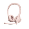 Logitech H390 USB Computer Headset, Rose 981-001281