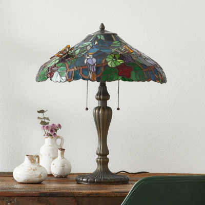 Clayre&Eef Mistrná stolní lampa Australia, Tiffany styl - 5LL-5582