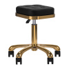 ACTIVESHOP Kosmetická stolička M-1645 zlatá černá