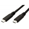 InLine USB 10Gbps (3.2 gen 2) kabel USB C(M) - USB C(M), PD 60W, 5m, černý (35705A) - 11.42.9055