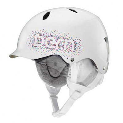 Bern helma Bandito - gloss white confetti logo S (52-55,5cm)