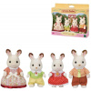 Sylvanian Families Rodina chocolate králíků nová set 4 figurky v krabici