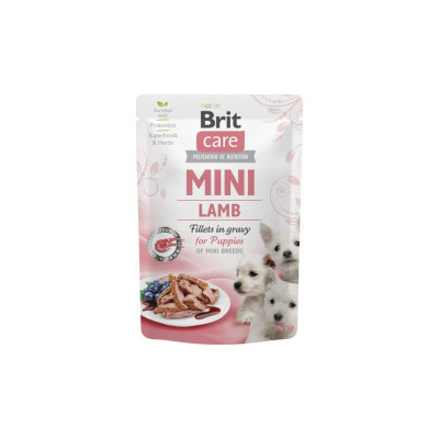 Brit Brit Care Mini Dog kaps. Puppy Lamb fillets in gravy 85 g