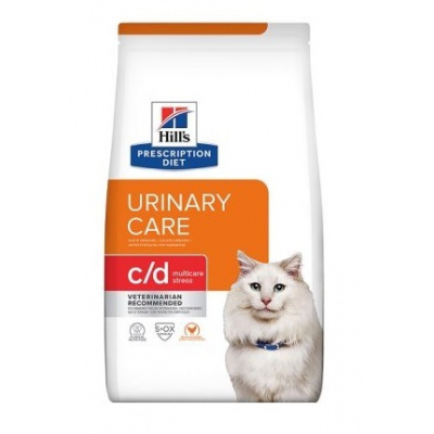 Hill´s Pet Nutrition, Inc. Hill's Prescription Diet Feline C/D Dry Urinary Stress kuře Velikost pytle kg: 0,4 kg