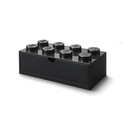 LEGO Storage LEGO stolní box 8 se zásuvkou - černá