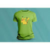 Sandratex Dětské bavlněné tričko Pokémon Pikachu. velikost 152 (12-13 let) Lime