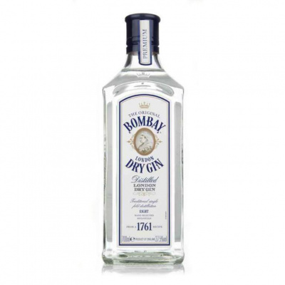 Bombay Sapphire Dry Gin 37,5% 1 l (holá láhev)