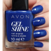Avon Lak na nehty Gel Shine, odstín All About The Blue 10 ml