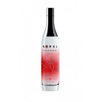 Goral Vodka Master Cranberry 40% 0,7 l (holá láhev)