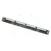 Patch panel Solarix 24 x RJ45 CAT5E UTP 150 MHz černý 1U SX24-5E-UTP-BK