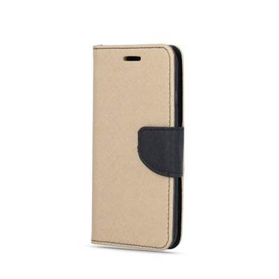 Beweare PU kožené pouzdro na Xiaomi Redmi Note 12 4G - zlato-černé