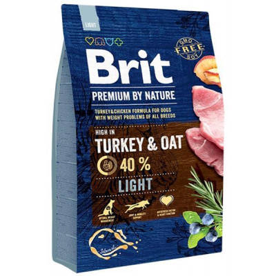 Samohýl Brit Premium by Nature Dog Light 3 kg