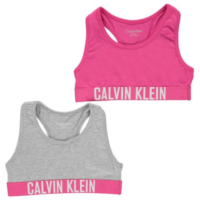 Podprsenka Calvin Klein Intense 2 v balení Grey/Pink Velikost: S