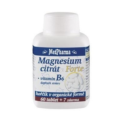 MedPharma Magnesium citrát Forte + Vitamín B6 67 tablet