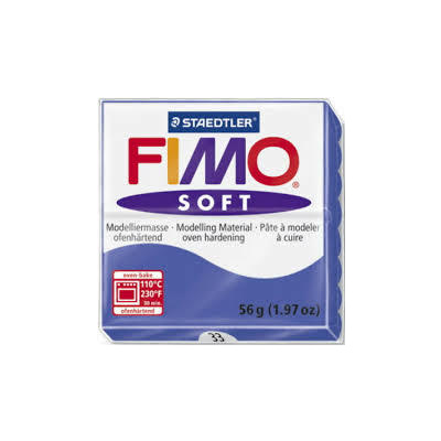 Modelovací hmota Fimo Soft 56g - modrá brilantní