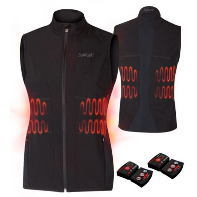 Dámská vyhřívaná vesta Lenz Set Heat Vest 1.0 Women+LiPck RcB 1800, M/38
