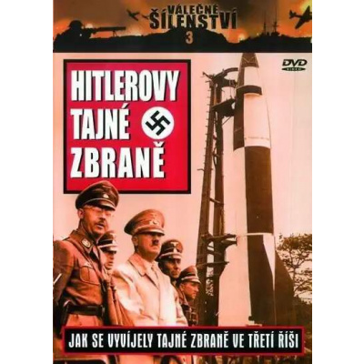 Válečné šílenství 3 - Hitlerovy tajné zbraně - DVD /plast/