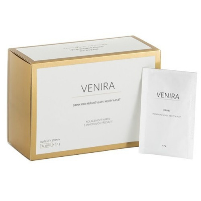 Venira Drink kolagenový nápoj pro krásné vlasy nehty a pleť sáčky 30 x 6,3 g