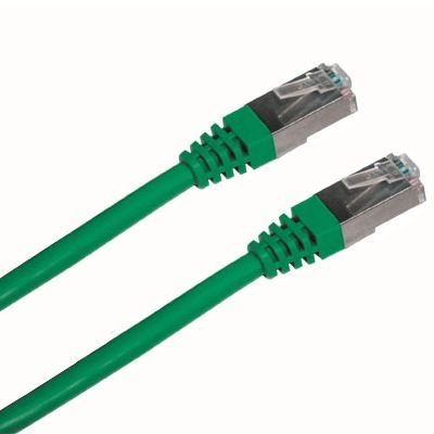 Patch kabel DATACOM FTP cat.5e 1 m zelený Patch kabel, FTP, stíněný, cat.5e, RJ45, 1 m, zelený 15814