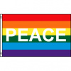 Duhová vlajka PEACE 90x150 cm