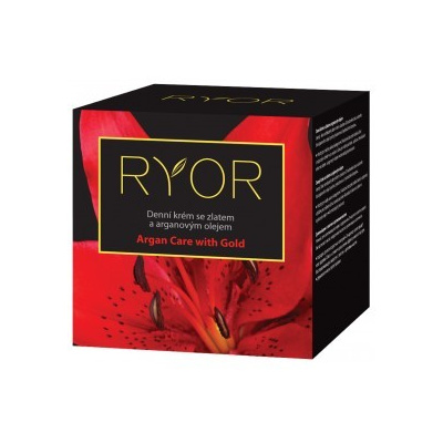 Ryor Argan Care with Gold denní krém se zlatem a arganovým olejem 50 ml