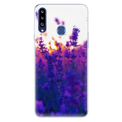 iSaprio Odolné silikonové pouzdro iSaprio - Lavender Field - Samsung Galaxy A20s