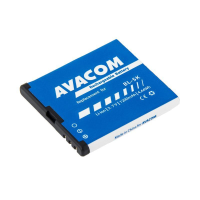 AVACOM GSNO-BL5K-S1200A Li-Ion 3,7V 1200mAh - neoriginální - Baterie do mobilu Nokia C7-00 Li-Ion 3,7V 1200mAh (náhrada BL-5K)