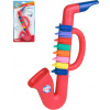 BONTEMPI Dětský saxofon červený 8 klapek plast *HUDEBNÍ NÁSTROJE* - 999409