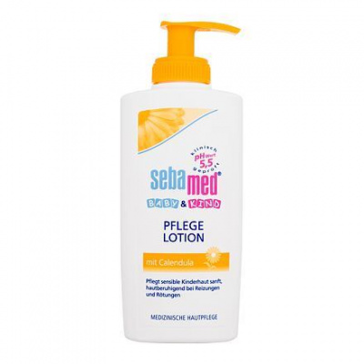 SebaMed Baby Care Lotion With Calendula zklidňující tělové mléko 200 ml pro děti