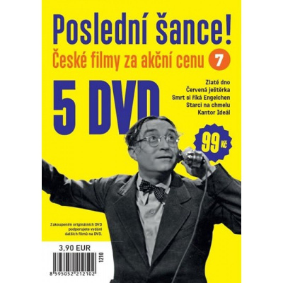 Poslední šance 7 (Zlaté dno, Červená ještěrka, Smrt si říká Engelchen, Starci na chmelu, Kantor Ideál): 5DVD