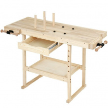 Dřevěný ponk- pracovní stůl do dílny 127x57,5 cm