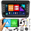 Autoradio navigace 2DIN NCS RS-404Q4 7" Seat Leon II 2 2005 - 2012 Android Apple 4GB RAM GPS