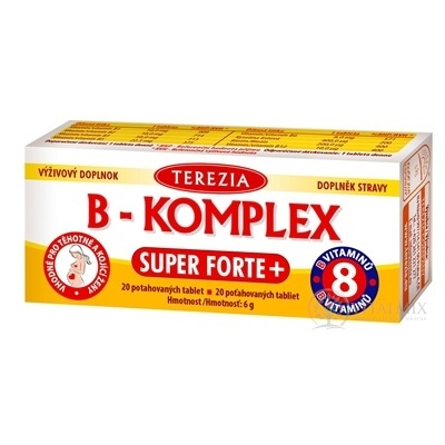TEREZIA B-KOMPLEX SUPER FORTE + tbl 20 ks