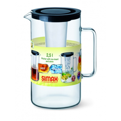 SIMAX Džbán s čajovým filtrem a vložkou na led 2,5 l