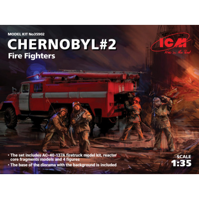 ICM 1/35 Chernobyl No.2 (AC-40-137A + 4 fig.+ base)