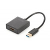Digitus Adaptér USB 3.0 na HDMI, vstup 1080p USB, výstup HDMI DA-70841