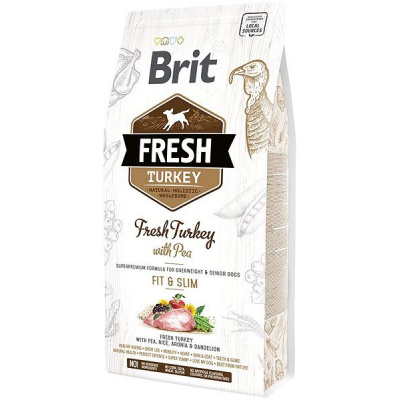 Brit Fresh turkey with pea Light Fit & Slim 2,5 kg