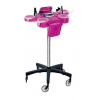 Kadeřnický stolek/vozík Ceriotti Service plus růžový