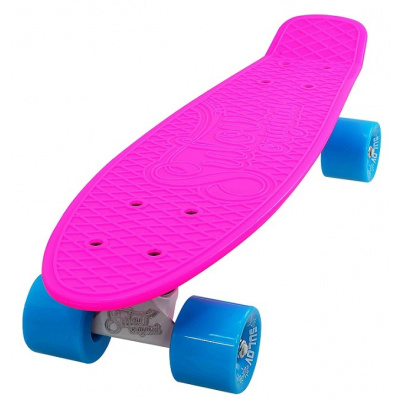 Penny board 22 SULOV® NEON SPEEDWAY růžovo-modro-bílý"