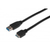 USB kabel Digitus AK-300116-018-S USB 3.0, USB A - Micro USB B, M / M, 1,8m