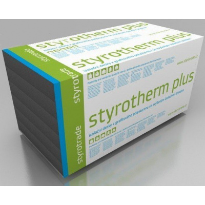 Styrotrade Styrotherm Plus 70 100 mm 304 070 100 2,5 m² fasádní polystyren | cena za balení